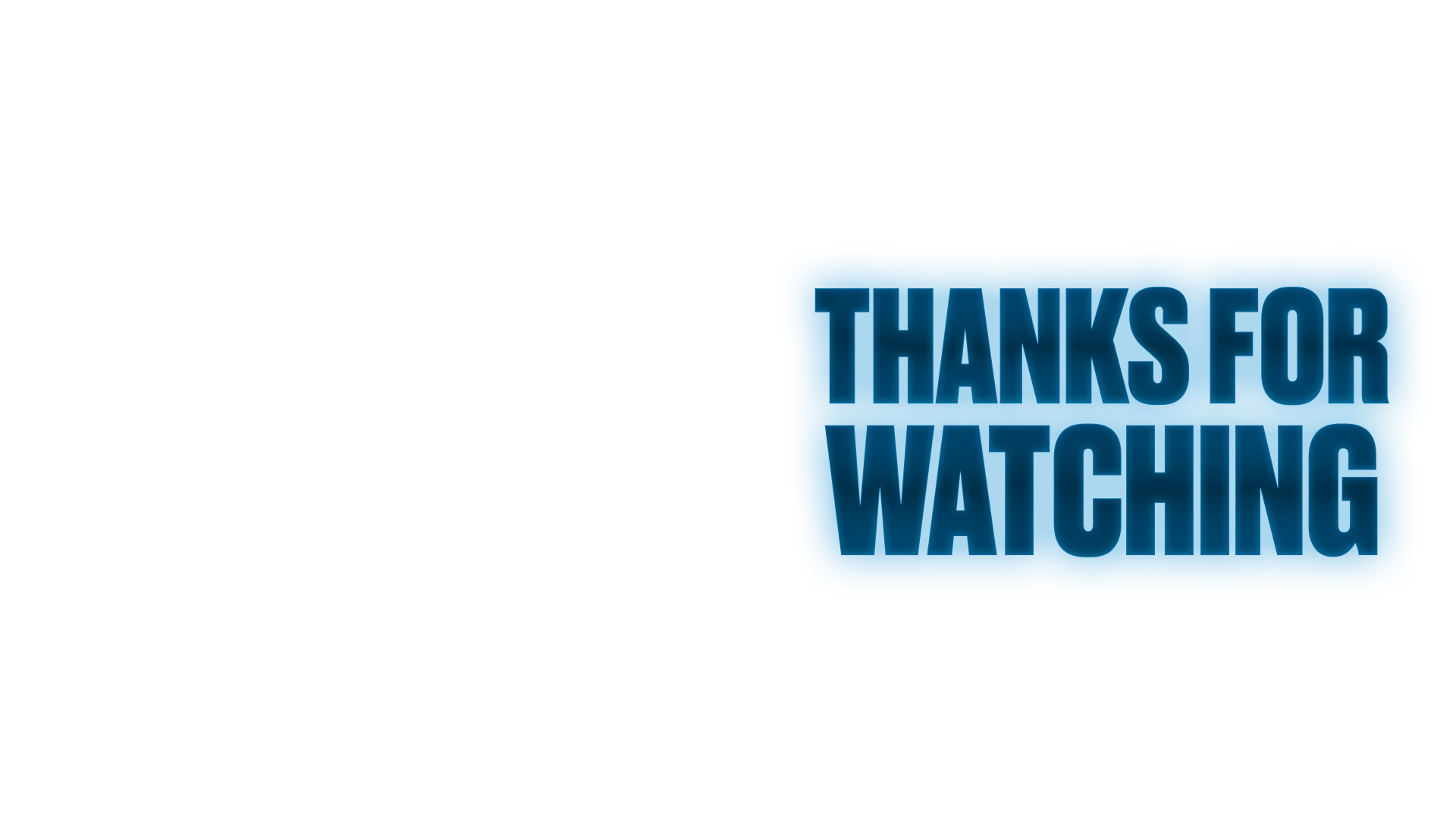 Thanks for watching